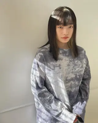 ミディアム カラー パーマ ヘアアレンジ メンズ キッズ ネイル マツエク・マツパ 🫧垢抜けヘア🫧 SHIORIのヘアスタイル