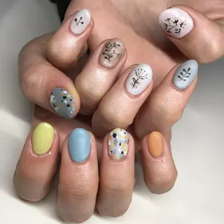 カラー ネイル 福田 加奈のネイルデザイン