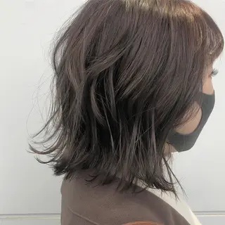 ミディアム カトウ ユウカのヘアスタイル
