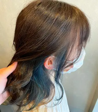 セミロング カラー Selene 難波店　HIROKIのヘアスタイル