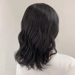 ミディアム nuu 栄所属・🧸SAKI🎀 韓国レイヤーのヘアスタイル