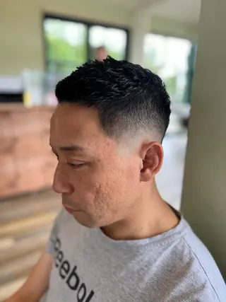 ショート メンズ 竹内 翼のヘアスタイル