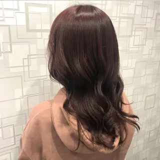 カラー 韓国ヘア/レイヤー/ 暖色カラー/ Aiのヘアスタイル