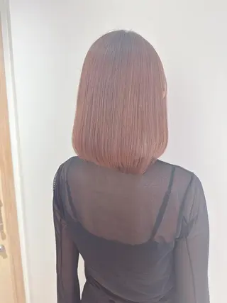 ミディアム カラー なりたいが叶う ながしまじゅんきのヘアスタイル