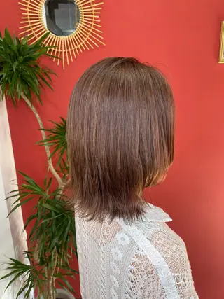 ミディアム 大久保 愛のヘアスタイル