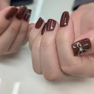 ネイル ネイルサロン Amie　〜アミ〜所属・ᑎᗩIᒪ｜ᗰIᗰI｜ _५✍️Satou.のネイルデザイン