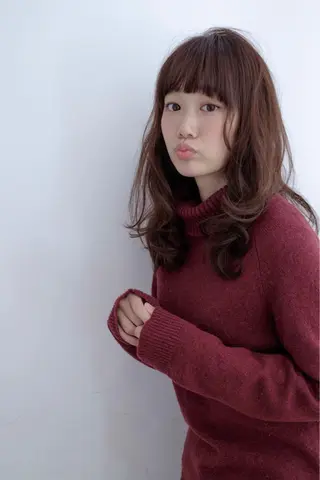 ミディアム 佐藤 旭のヘアスタイル