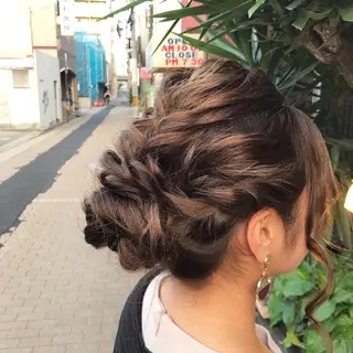 ヘアアレンジ 玉木 育実のヘアスタイル