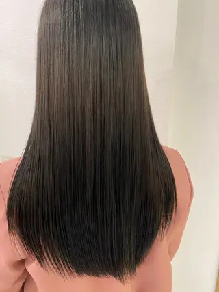 ロング カラー 顔周り/ブリーチなし /縮毛矯正🫧伊勢のヘアスタイル