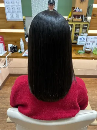 ロング 神谷 千明のヘアスタイル