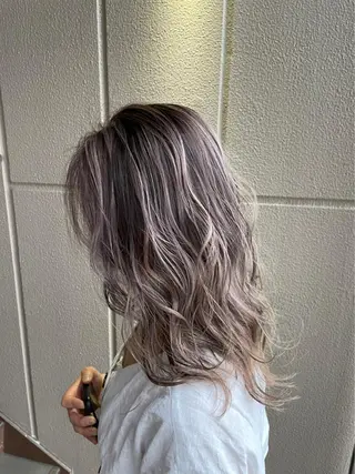 ロング カラー 銀座⚜️【脱白髪染め 美髪矯正】トグチのヘアスタイル