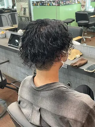 パーマ メンズ Le'a所属・渋谷/フェード/ 國分 翔のヘアスタイル