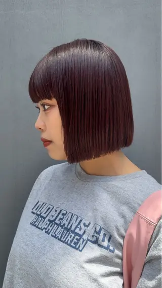 ショート カラー Qin shaire salon 原宿所属・🌿パーマ/ボブ/ レイヤー/Mikiのヘアスタイル