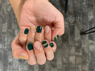 ネイル aime 中崎町のネイルデザイン