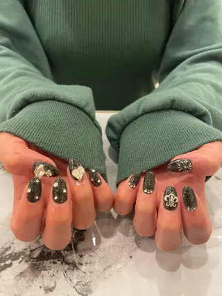 ネイル 束感まつ毛/ネイル/ LED♥KIRARAのマツエク・マツパデザイン