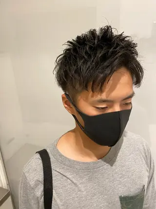 ミディアム 齋藤 大晟のヘアスタイル