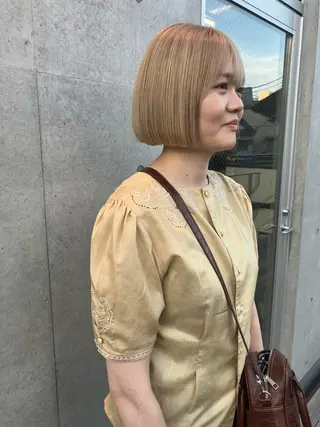 ショート 似合わせカットカラー 👩MINAのヘアスタイル