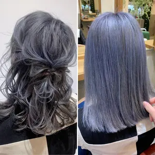 セミロング ヘアアレンジ ✂️RIKUKI🎨 【駒込美容師🎀】のヘアスタイル