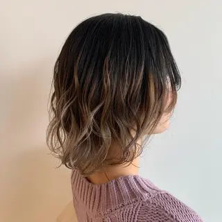 ミディアム カラー 中島 直哉のヘアスタイル