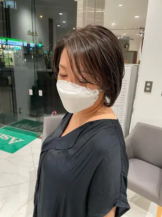 ショート カラー 🇰🇷韓国ヘア★ 副店長.쿠리타⭐︎のヘアスタイル