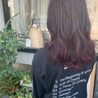 ロング 艶髪color💎髪 質改善ストレート大吉のヘアスタイル