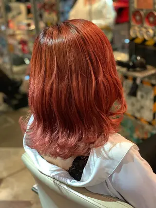 ショート カラー haco+所属・🌈派手髪エクステ ブレイズ🌈ひろとのヘアスタイル