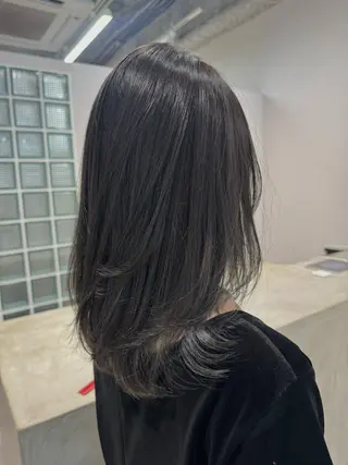 セミロング 透明感カラー✴︎ SAYAKAのヘアスタイル