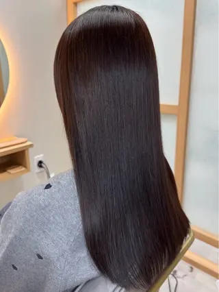 ロング カラー みな🫧艶カラー/ 髪質改善/前髪カットのヘアスタイル