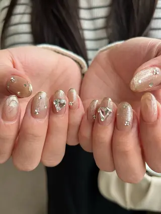 ネイル Ray. ちゅるん系ニュアンスのネイルデザイン