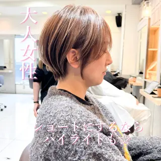 ショート カラー ショート/ボブ 🤍makiのヘアスタイル