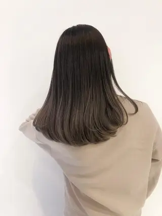 ミディアム カラー パーマ ヘアアレンジ 【公式】amble luxe池袋東口🩷のヘアスタイル