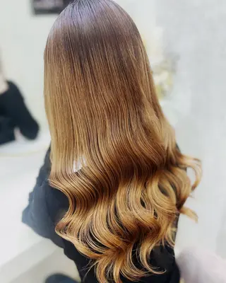 ロング ヘアアレンジ 🫧みひろ🫧カット カラーモデル募集のヘアスタイル
