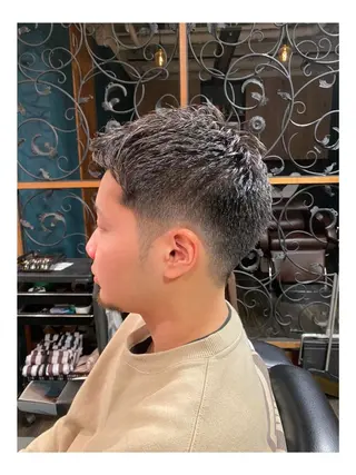 メンズ 早稲田/メンズパーマ /カラー/松井聖虎のヘアスタイル