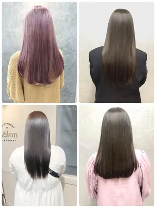 セミロング 所渉/韓国レイヤー /ウルフカットのヘアスタイル