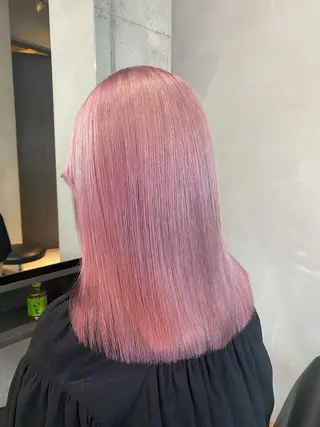 ミディアム カラー レイヤー/柔色 カラー/SAkiのヘアスタイル