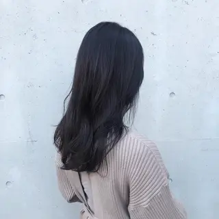 ロング カラー ヘアアレンジ 酸性縮毛矯正🧴韓国 レイヤー/髪質改善のヘアスタイル