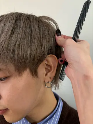 カラー 長谷川 結奈のヘアスタイル