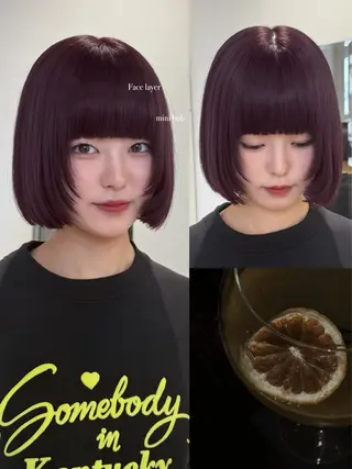 ショート おしゃれボブ/暖色 カラー🧶いろはのヘアスタイル