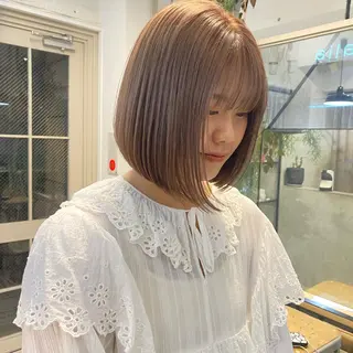 ショート カラー 縮毛矯正/カラー ✨️Mariamuのヘアスタイル