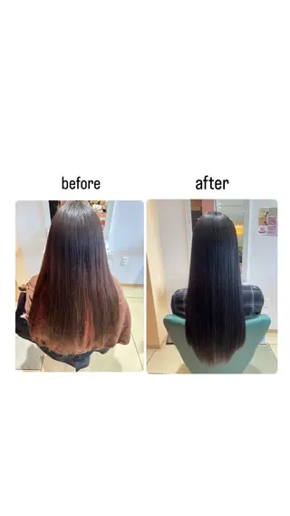 ロング カラー 透明感カラー/ くびれヘア/ユウユのヘアスタイル