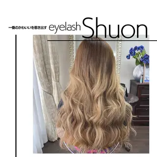ロング ヘアアレンジ マツエク・マツパ extentionspace Shuon所属・KITTY 立川のマツエク・マツパデザイン