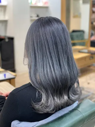 ロング カラー 加藤 雄大のヘアスタイル