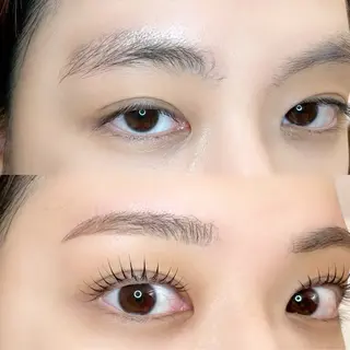 アイブロウ share salon JAM 町田 A-MIX bldg ジャム】所属・🤍🪄韓国風束間 マツパ　ゆうか💜のマツエク・マツパデザイン