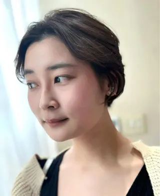 ショート カラー パーマ Largo所属・広中 裕一のマツエク・マツパデザイン