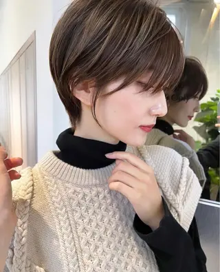 ショート カラー ハイライトNo.1☆ ゆうのヘアスタイル