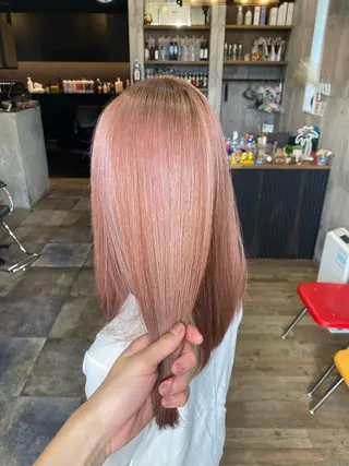 ロング カラー haku hair salon所属・わたぬき りるのヘアスタイル