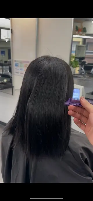 セミロング カラー ✨レイヤーカット/透 名感カラー特化✨のヘアスタイル