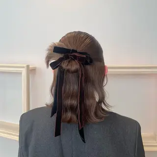 ミディアム ヘアアレンジ 横浜アレンジ/メンズ カット/yuukaのヘアスタイル