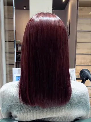 ミディアム カラー 宮川 結妃のヘアスタイル