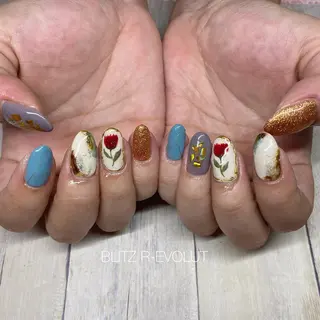 ネイル ☁️BLITZ 🎀笠原雪音🎀のネイルデザイン